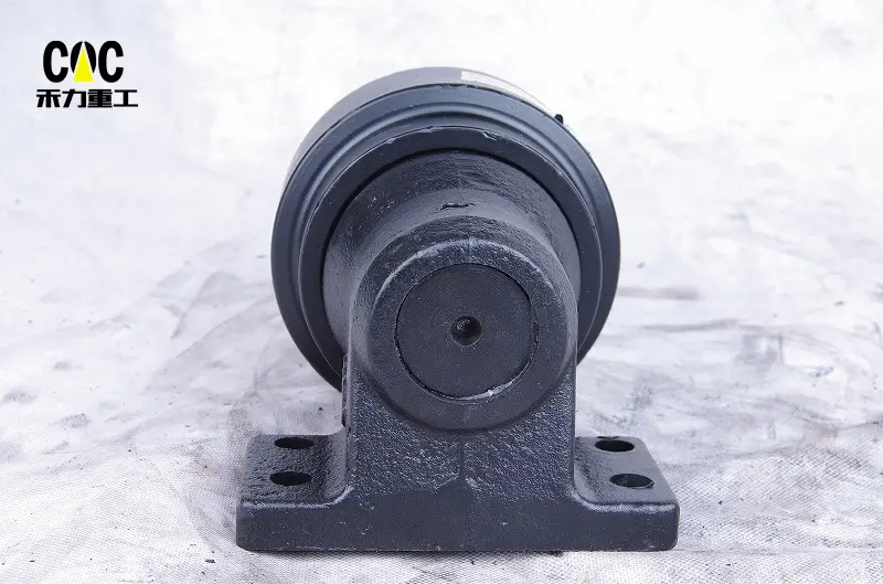 Wholesale Price China Track Carrier Roller - Wheel Excavator Undercarriage Parts EX50 EX60 EX100 Top Roller Carrier Roller Support Roller – Heli detail pictures