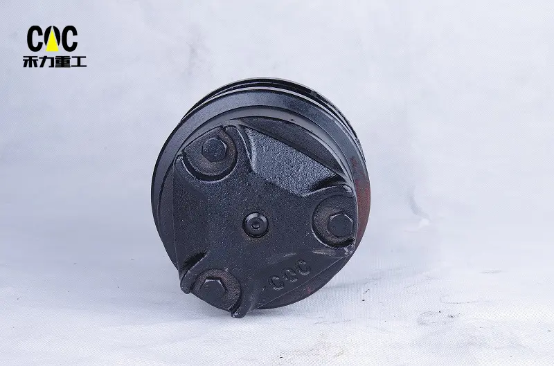 Manufacturer for Upper Supporting Roller - Wholesale undercarriage parts R200 R200LC R210-3 R210LC upper rollers excavator assembly top carrier roller – Heli detail pictures