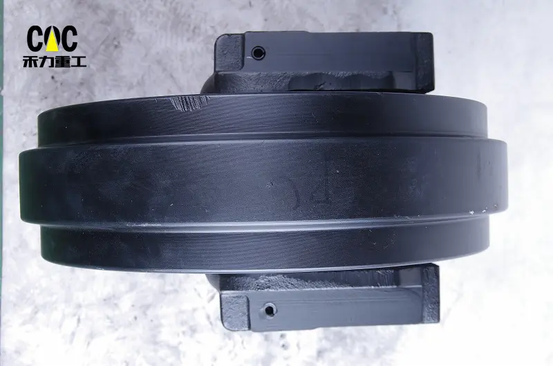 OEM/ODM Factory Idler Assy Excavator - Wholesale High Quality Factory Price PC200 PC300-1 E320 E200 E200b Roller Rear Idler Excavator Front Idler – Heli detail pictures
