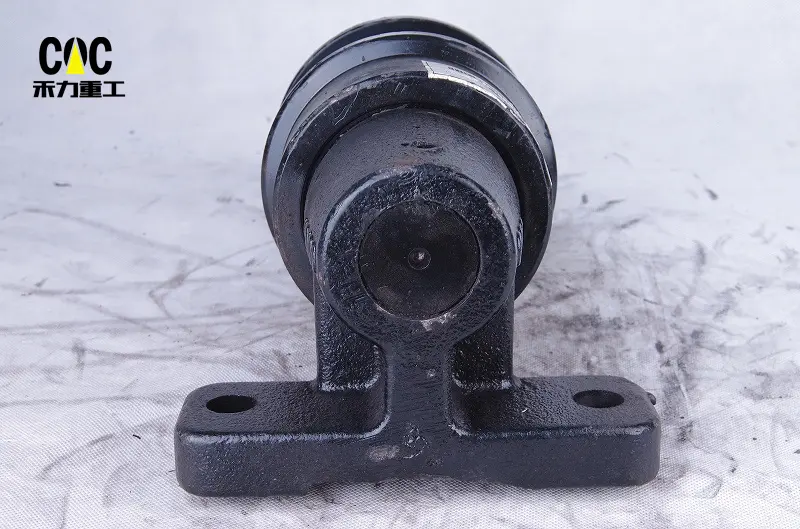 Wholesale Kx161-3 Top Roller - Made in India Excavator Carrier Roller EX120 EX100 Carrier Roller Good Quality Track Bottom Top Roller – Heli detail pictures