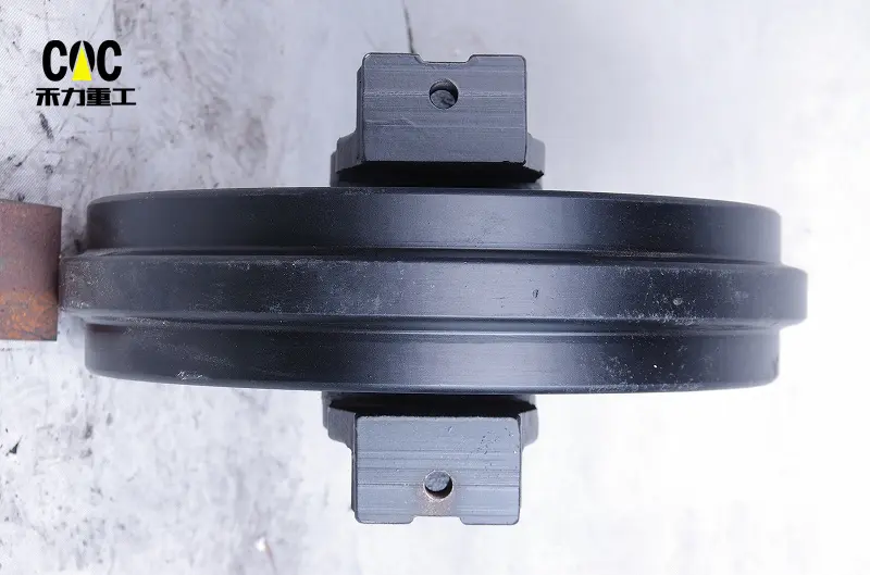 100% Original Undercarriage Equipment - Mini excavator idler front idler with bracket undercarriage idler r80 – Heli detail pictures