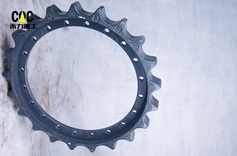 Fast delivery Mini Excavator Track Sprocket - Professional Factory Customized Excavator Sprocket PC60 PC75 PC100 PC120 PC200 6y4898 – Heli