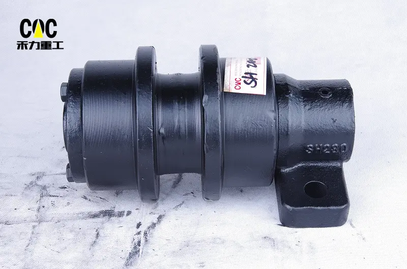 China Cheap price Pc200-8 Top Roller - SUMITOMO excavator undercarriage SH200 SH210 SH240 SH280 top carrier roller for sale – Heli detail pictures