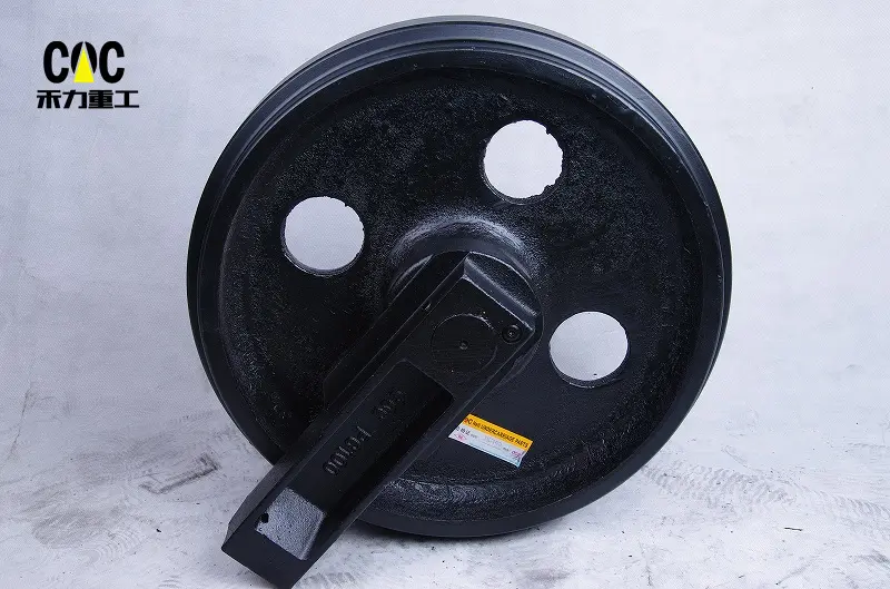 Factory Cheap Hot Ihi Mini Excavator Front Idler - excavator undercarriage parts track roller PC50 PC60 PC70 cprocarrier roller PC75 PC78 PC88 front idler PC100 PC200 PC300 sket Idler – Heli detail pictures