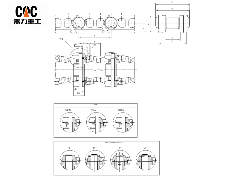 PC400 TRACK CHAIN