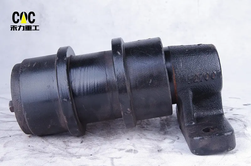 Wholesale Kx161-3 Top Roller - Made in India Excavator Carrier Roller EX120 EX100 Carrier Roller Good Quality Track Bottom Top Roller – Heli detail pictures