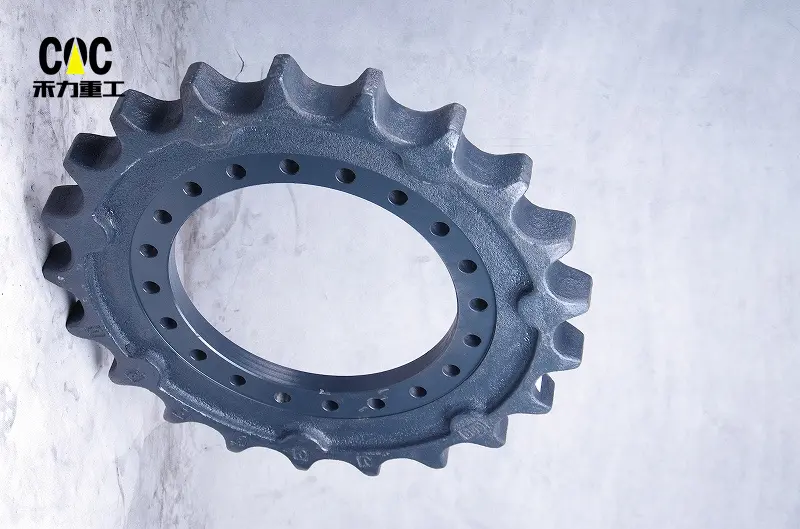 JCB220 Series Excavator Chassis Top Rollers Track Roller Idler Rubber Track Chain Sprocket for JCB Undercarriage Parts Kazakhstan excavator sprocket
