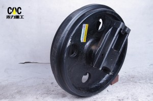 Mini excavator idler front idler with bracket undercarriage idler r80
