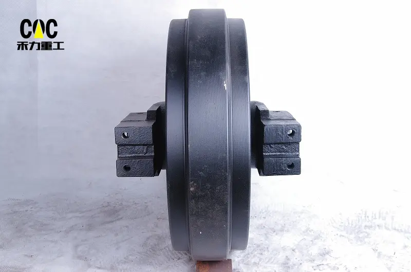 PriceList for Dozer Idler - TOP Quality Undercarriage Parts Excavator Track Adjuster Assy front idler roller bucket pin spare parts – Heli detail pictures