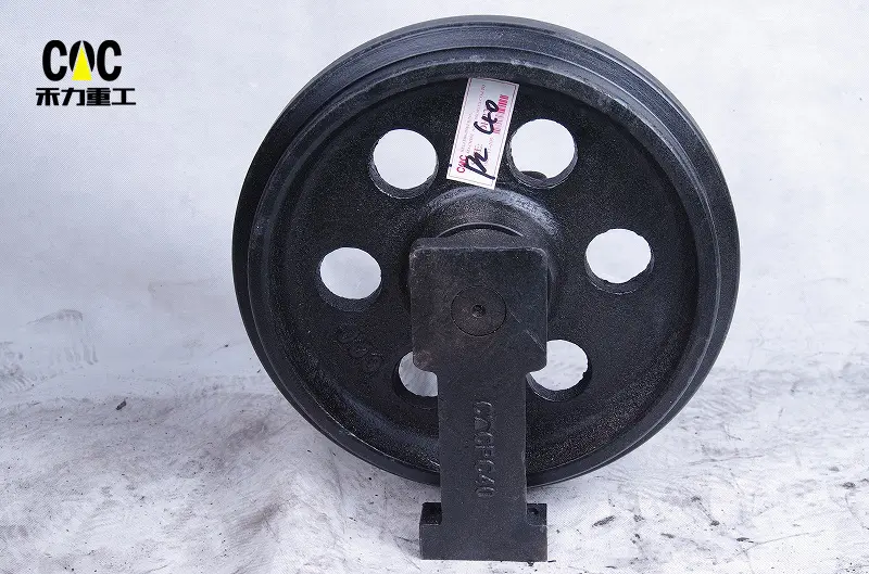 High definition Cqc Front Idler Pc1250 - Mini excavator parts PC40 Chassis parts High quality excavator track idler idler PC40 – Heli detail pictures