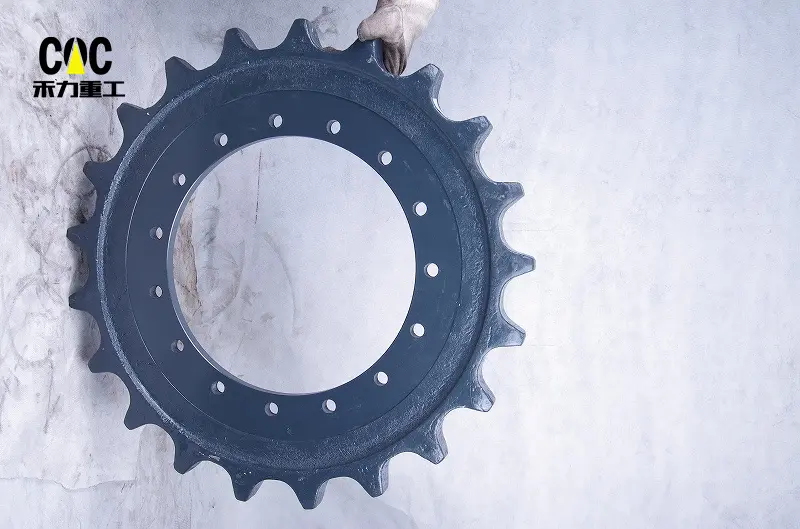 Factory wholesale Excavator Sprocket Pc200 - Excavator sprocket PC100 PC120 203-27-51310 203-27-61310 for excavator undercarriage parts sprocket – Heli detail pictures