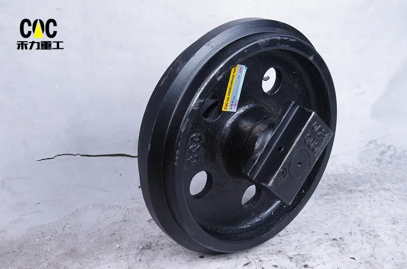 OEM Factory for Undercarriage Idlers - High Quality Roller Ex70 Front Idler Guide Wheel Pc360 7, Hot Sale Ms 120 Excavator Price In Japan R210 Front Idler Made in India front idler – Heli
