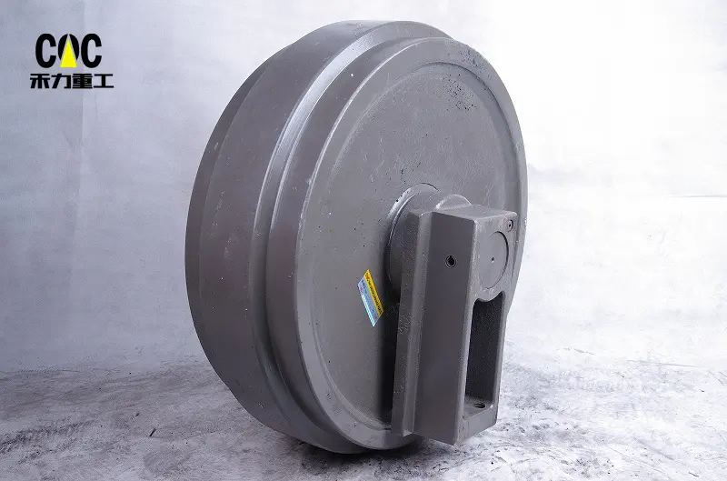 Chinese Professional Idler For Excavator - Wholesale High Quality Factory Price PC200 PC300-1 E320 E200 E200b Roller Rear Idler Excavator Front Idler – Heli