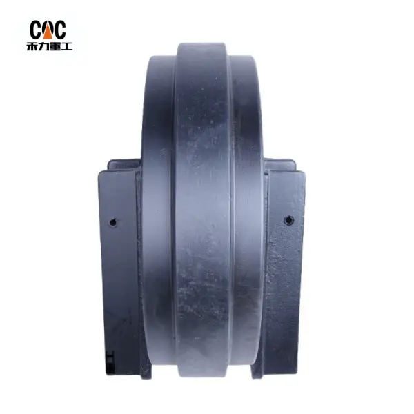 front track idler assy for mini excavator jcb wheel bulldozer parts rubber idler jcb220 pc20 pc60 pc200 Indian bulldozer roller