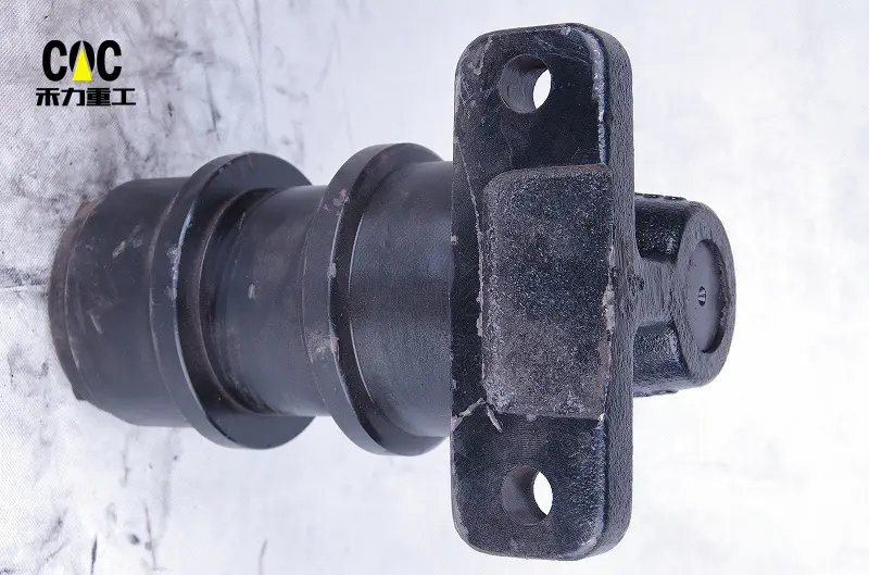 Wholesale Kx161-3 Top Roller - Made in India Excavator Carrier Roller EX120 EX100 Carrier Roller Good Quality Track Bottom Top Roller – Heli detail pictures