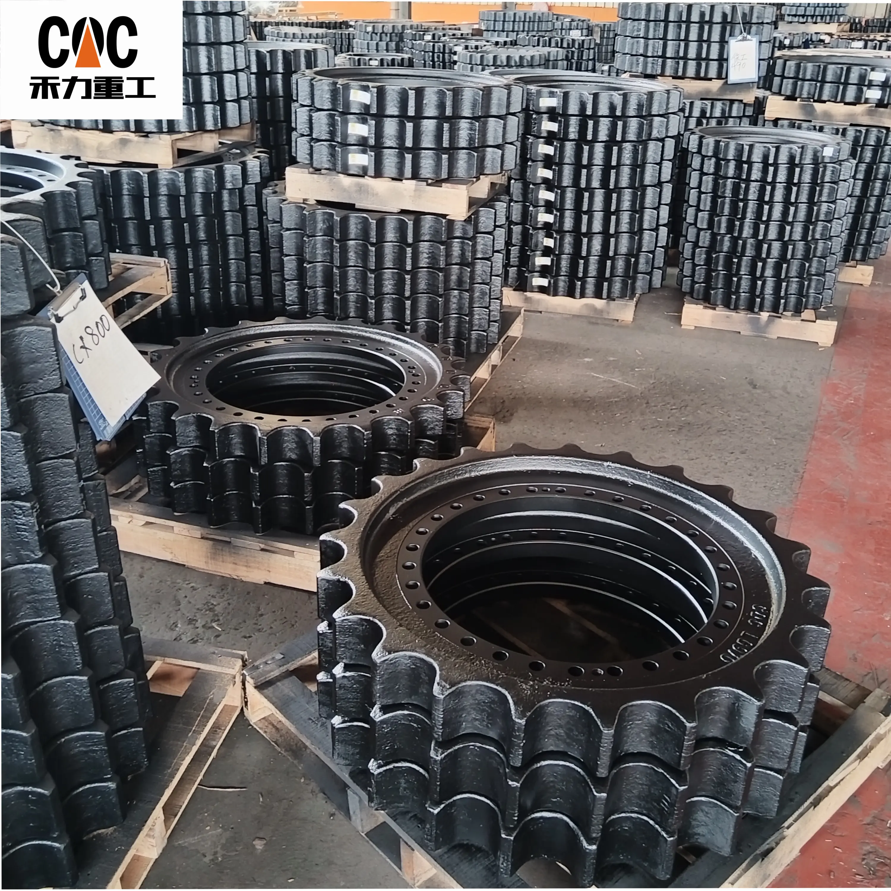 XCMG-XE700 final drive sprocket assembly made by CQC TRACK-the OEM manufacture for XCMG/LIUGONG/HITACHI etc.