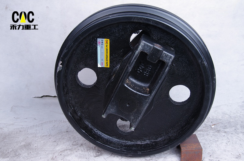 100% Original Undercarriage Equipment - Mini excavator idler front idler with bracket undercarriage idler r80 – Heli detail pictures