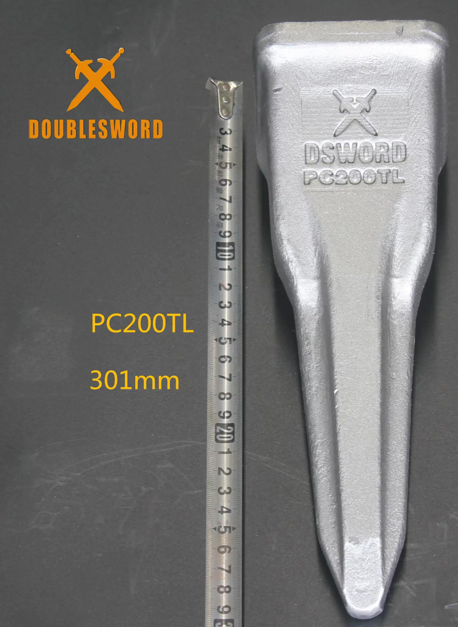 Best quality Ec210/290 Bucket Tooth – PC200TL Tilting Bucket Tooth 205-70-19570TL for Komatsu PC200 Excavator Rock Bucket Teeth – Heli
