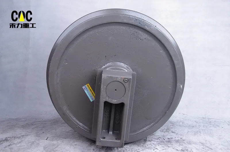 Chinese Professional Idler For Excavator - Wholesale High Quality Factory Price PC200 PC300-1 E320 E200 E200b Roller Rear Idler Excavator Front Idler – Heli detail pictures