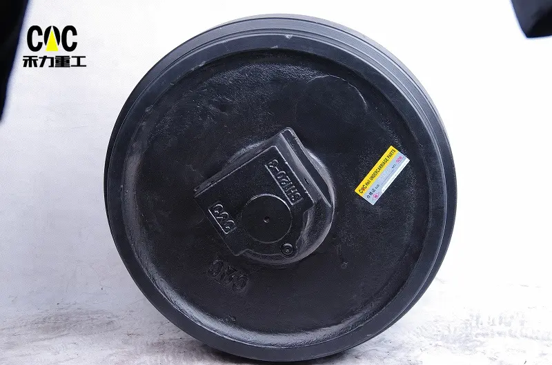 Wholesale Idler On Excavator - High quality SH60 SH65 SH100 SH120 SH200 SH220 SH260 excavator idler assembly for undercarriage parts – Heli detail pictures