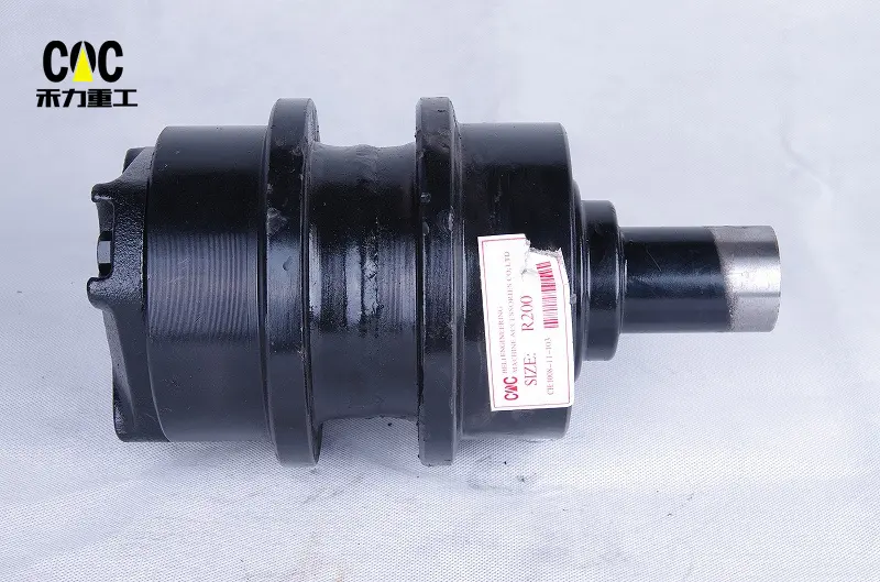 Manufacturer for Upper Supporting Roller - Wholesale undercarriage parts R200 R200LC R210-3 R210LC upper rollers excavator assembly top carrier roller – Heli detail pictures
