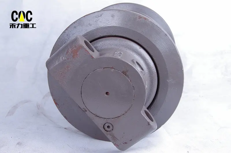 Super Lowest Price Track Bottom Roller - Large excavator roller track bottom roller pc400 sk450 bulldozer steel track double roller assembly – Heli detail pictures