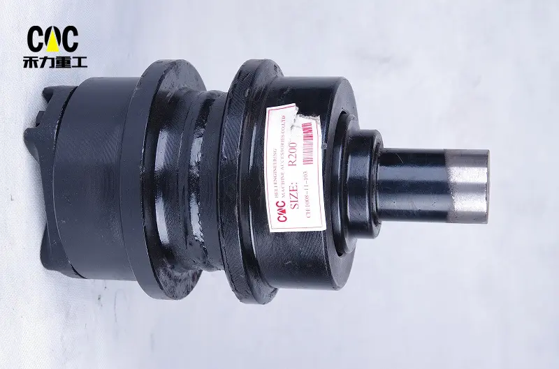 Manufacturer for Upper Supporting Roller - Wholesale undercarriage parts R200 R200LC R210-3 R210LC upper rollers excavator assembly top carrier roller – Heli detail pictures