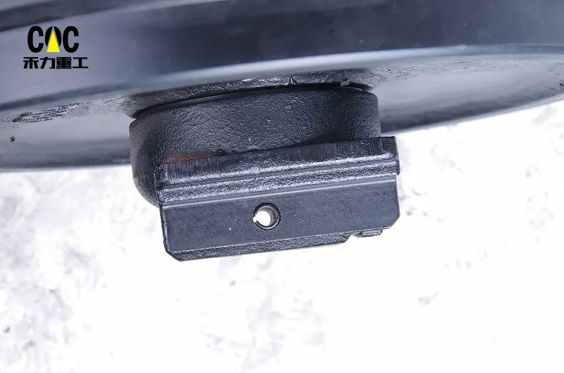 Excellent quality Cqc Front Idler Zax870 - Undercarriage parts EX100 Track idler excavator front idler – Heli detail pictures
