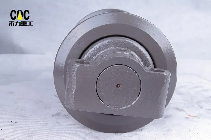 100% Original Cqc Track Roller - Excavator bottom roller HD1250 HD1800 track roller lower roller undercarriage parts – Heli detail pictures