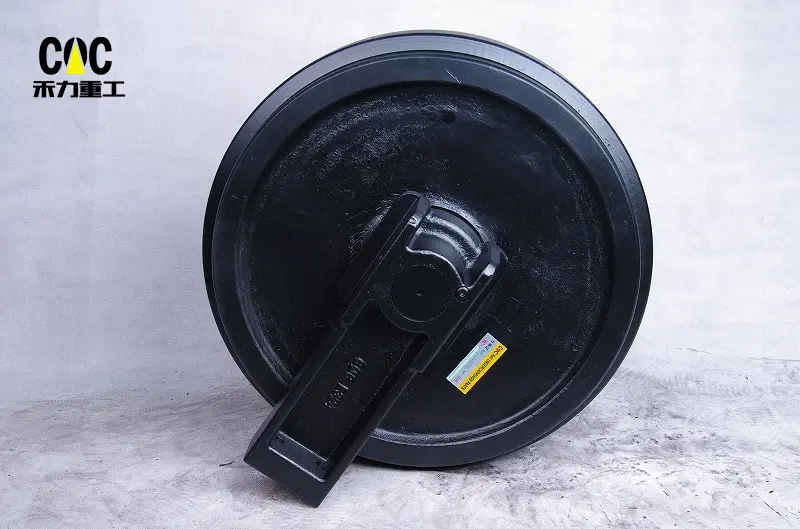 2021 High quality Undercarriage Idler - ihi front track idler assy for mini excavator jcb wheel bulldozer parts rubber CAT idler E324 – Heli detail pictures
