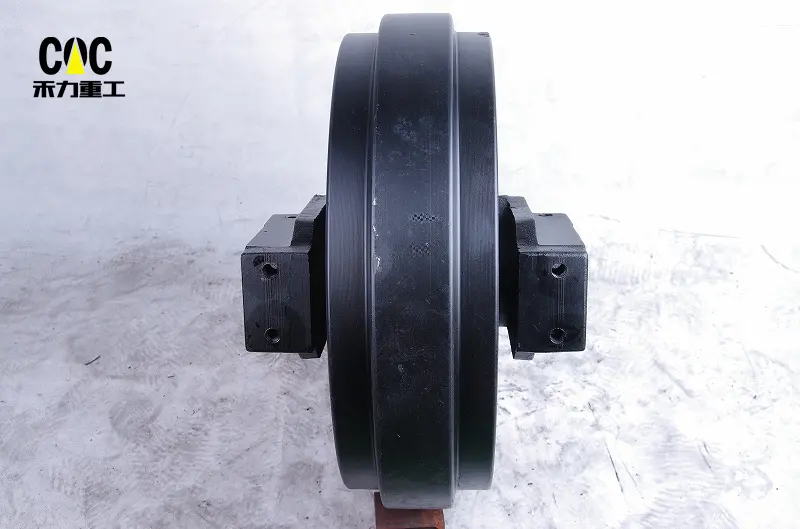 OEM/ODM Factory Idler Assy Excavator - Wholesale High Quality Factory Price PC200 PC300-1 E320 E200 E200b Roller Rear Idler Excavator Front Idler – Heli detail pictures