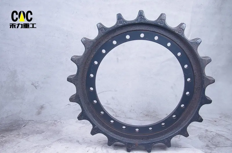 2021 wholesale price Chain Sprocket - SH200 excavator drive sprocket rim for SUMITOMO excavator carrier roller – Heli detail pictures