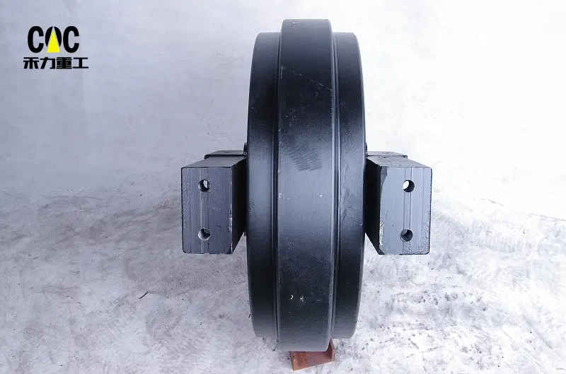 2021 High quality Undercarriage Idler - ihi front track idler assy for mini excavator jcb wheel bulldozer parts rubber CAT idler E324 – Heli detail pictures