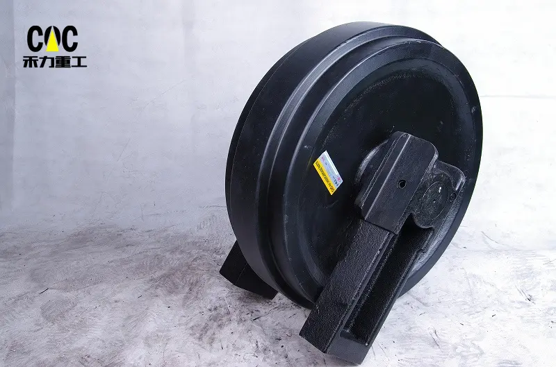 OEM/ODM China Excavator Idler Parts - dozer idler roller e200b excavator undercarriage parts forging idler assy CAT idler – Heli detail pictures