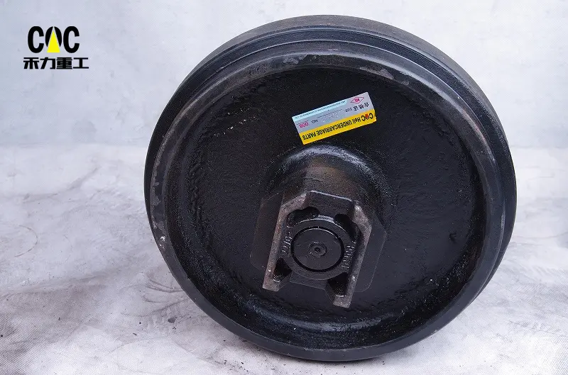 High Quality for Idler In Excavator - Idler Dh55 Excavator Track Idler Wheel Construction Equipment Parts Front Idler Spare Parts Used For Doosan – Heli detail pictures