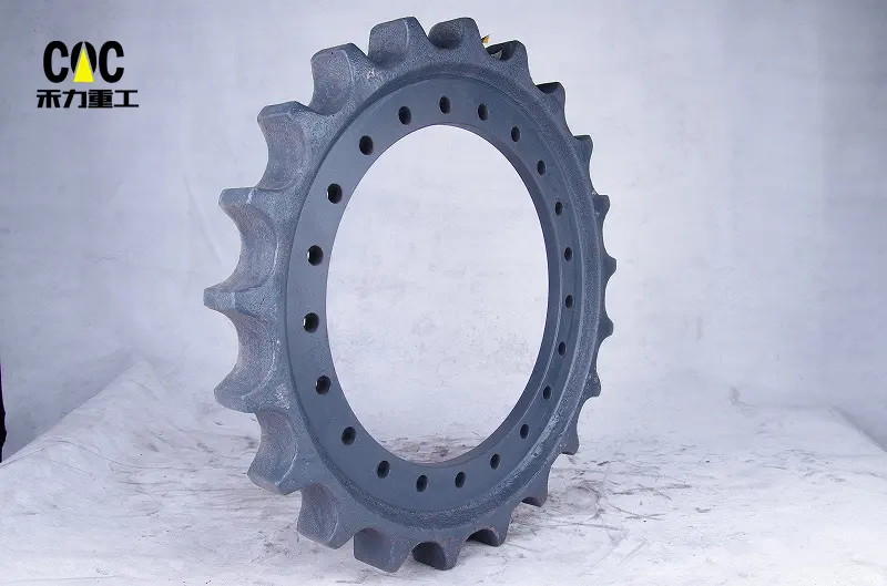 Best quality Mini Excavator Sprocket - Excavator undercarriage parts sprocket for HYUNDAI R130 – Heli detail pictures