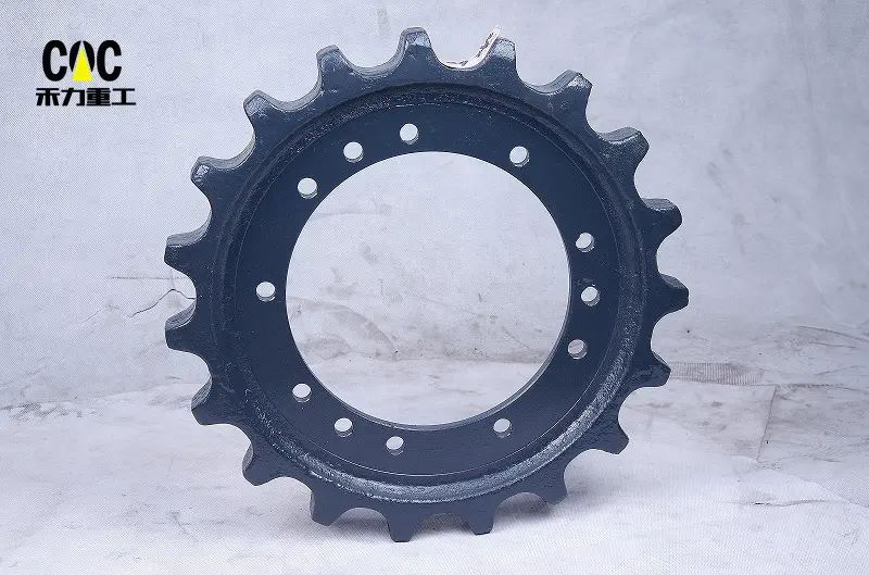 Fast delivery Mini Excavator Track Sprocket - Excavator Sprocket,Professional factory OEM excavator Sprocket zax60, assembly part, Induction hardening – Heli detail pictures