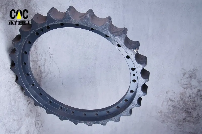 OEM/ODM China Heavy Duty Sprocket - Drive Sprocket for Komatsu PC450-7 PC600 PC650 PC750 PC800 PC1100 PC1250 PC2000 Undercarriage Parts Excavator Drive Sprocket – Heli detail pictures