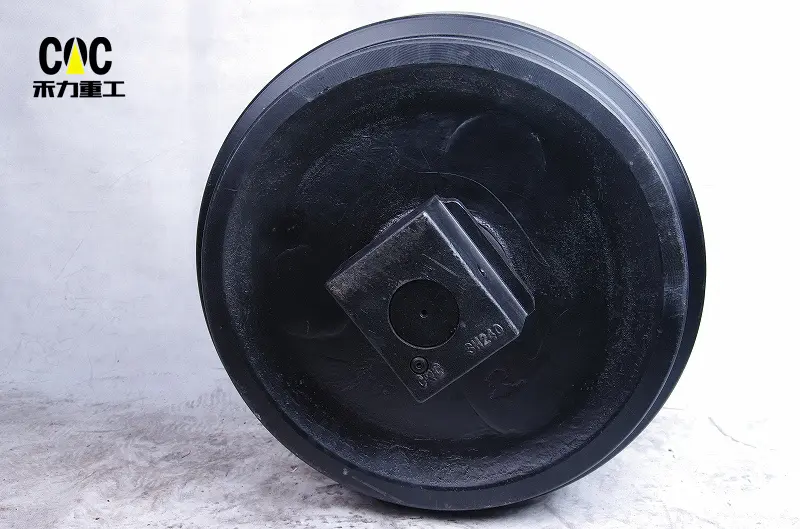 Wholesale Idler On Excavator - Sumitomo excavator SH240 track adjuster assy SH260 SH280 recoil spring SH300 SH350 sprocket idler undercarriage parts – Heli detail pictures