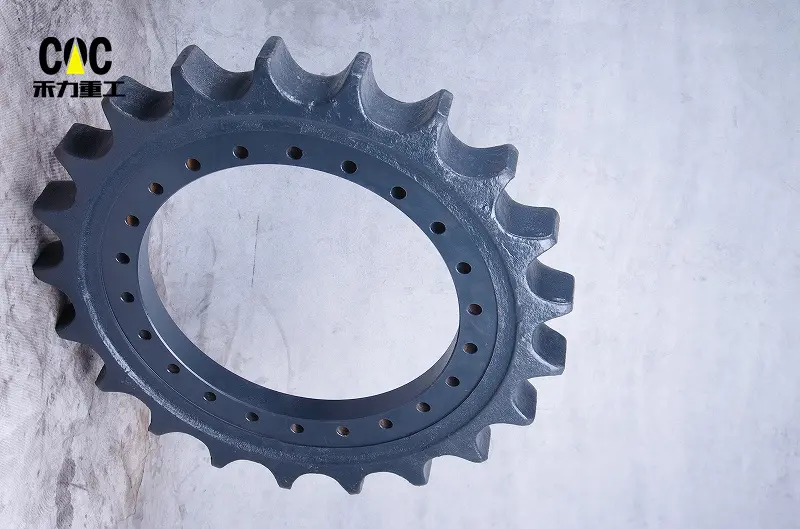 2021 China New Design Sprocket And Gear - Mini excavator undercarriage parts Sprocket zy200 spare parts mini digger sprocket spare parts excavator – Heli detail pictures