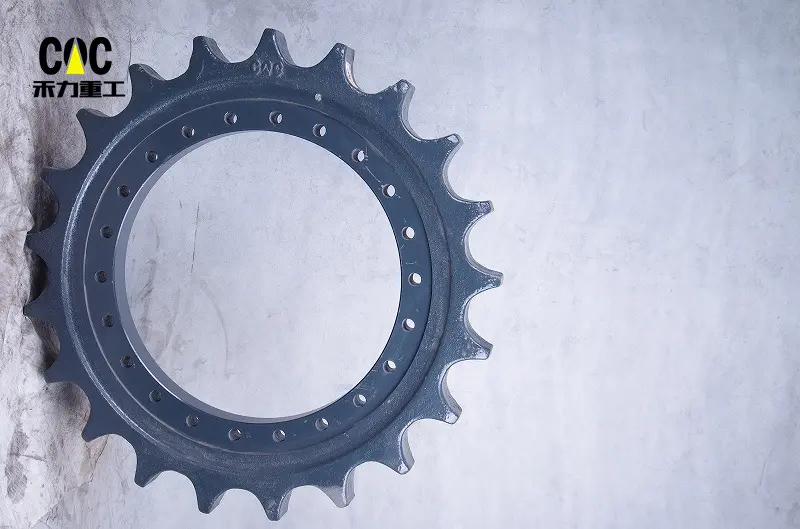 2021 China New Design Sprocket And Gear - Mini excavator undercarriage parts Sprocket zy200 spare parts mini digger sprocket spare parts excavator – Heli detail pictures