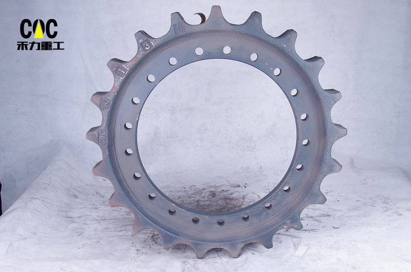 Best quality Mini Excavator Sprocket - Excavator undercarriage parts sprocket for HYUNDAI R130 – Heli detail pictures