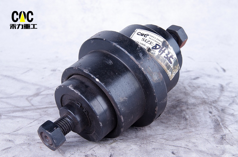 2021 China New Design Pc200-7 Carrier Roller - Factory Mini Excavator Undercarriage Part E55D DH55 DH35 DH80 Track Roller – Heli detail pictures