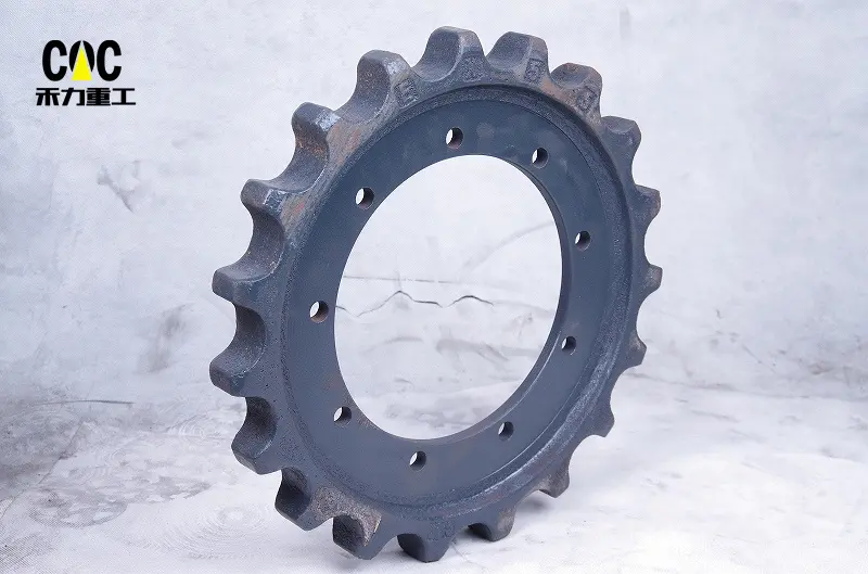 Hot sale Metal Excavator Sprocket - Ex30 Ex55 Ex60 Ex100 Ex120 Hitachi Crawler Crane Excavator Roller Chain Sprocket – Heli detail pictures