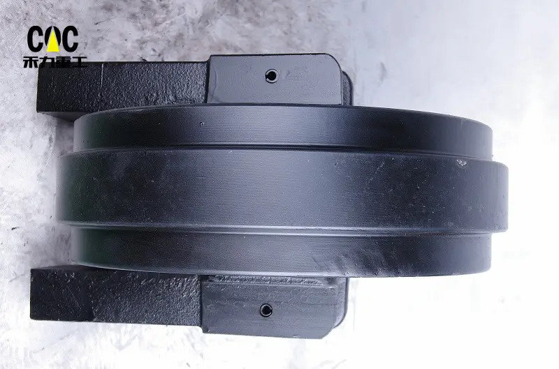 OEM/ODM China Excavator Idler Parts - dozer idler roller e200b excavator undercarriage parts forging idler assy CAT idler – Heli detail pictures