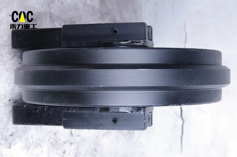 Low price for Cqc Front Idler Pc400 - China Mini Excavator Front Idler Undercarriage Part CAT E70B – Heli detail pictures