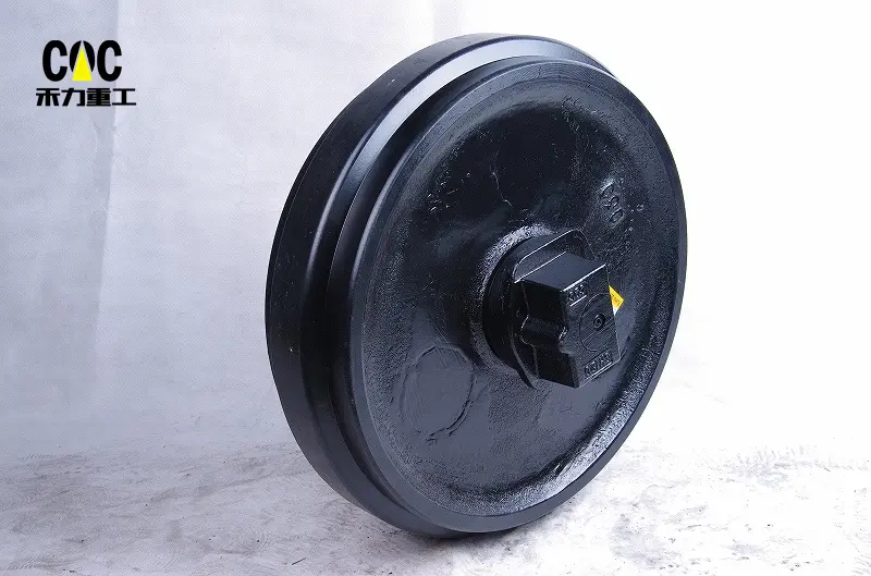 High definition Cqc Front Idler Pc1250 - Front Idler Spare Parts Construction Equipment Parts Mini Excavator Parts Excavator Idler Wheel SH120 SH200 SH220 – Heli detail pictures