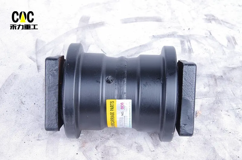 2021 China New Design Metal Track With Rollers - Factory Direct Parts Track Undercarriage Mini Hydraulic Excavator Construction Machinery Parts Track Roller For Excavator CE55B – Heli detail pictures