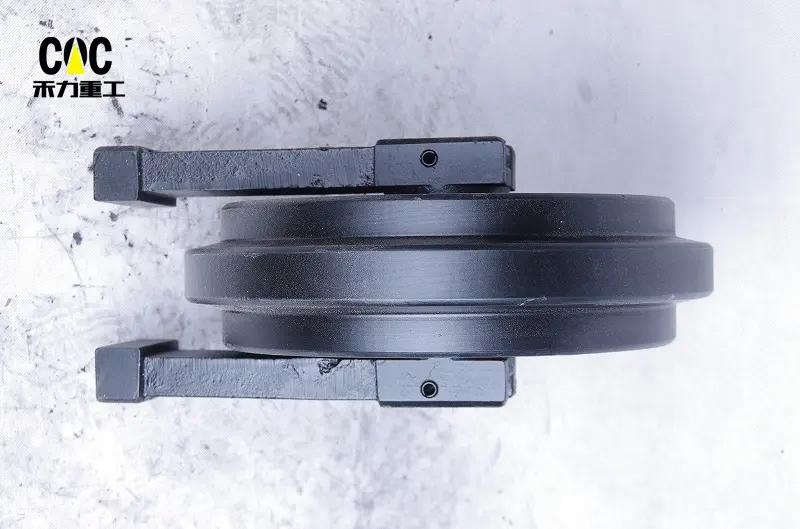 Hot sale Track Idler Parts - Excavator undercarriage spare parts E320 PC200 SK200 ZX200 front idler wheel for komatsu EX55 idler – Heli detail pictures