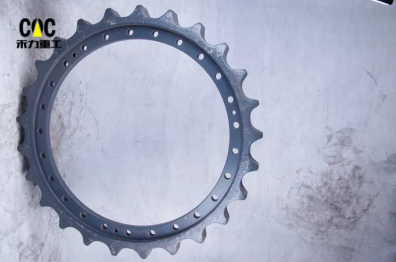 OEM/ODM China Heavy Duty Sprocket - Drive Sprocket for Komatsu PC450-7 PC600 PC650 PC750 PC800 PC1100 PC1250 PC2000 Undercarriage Parts Excavator Drive Sprocket – Heli detail pictures